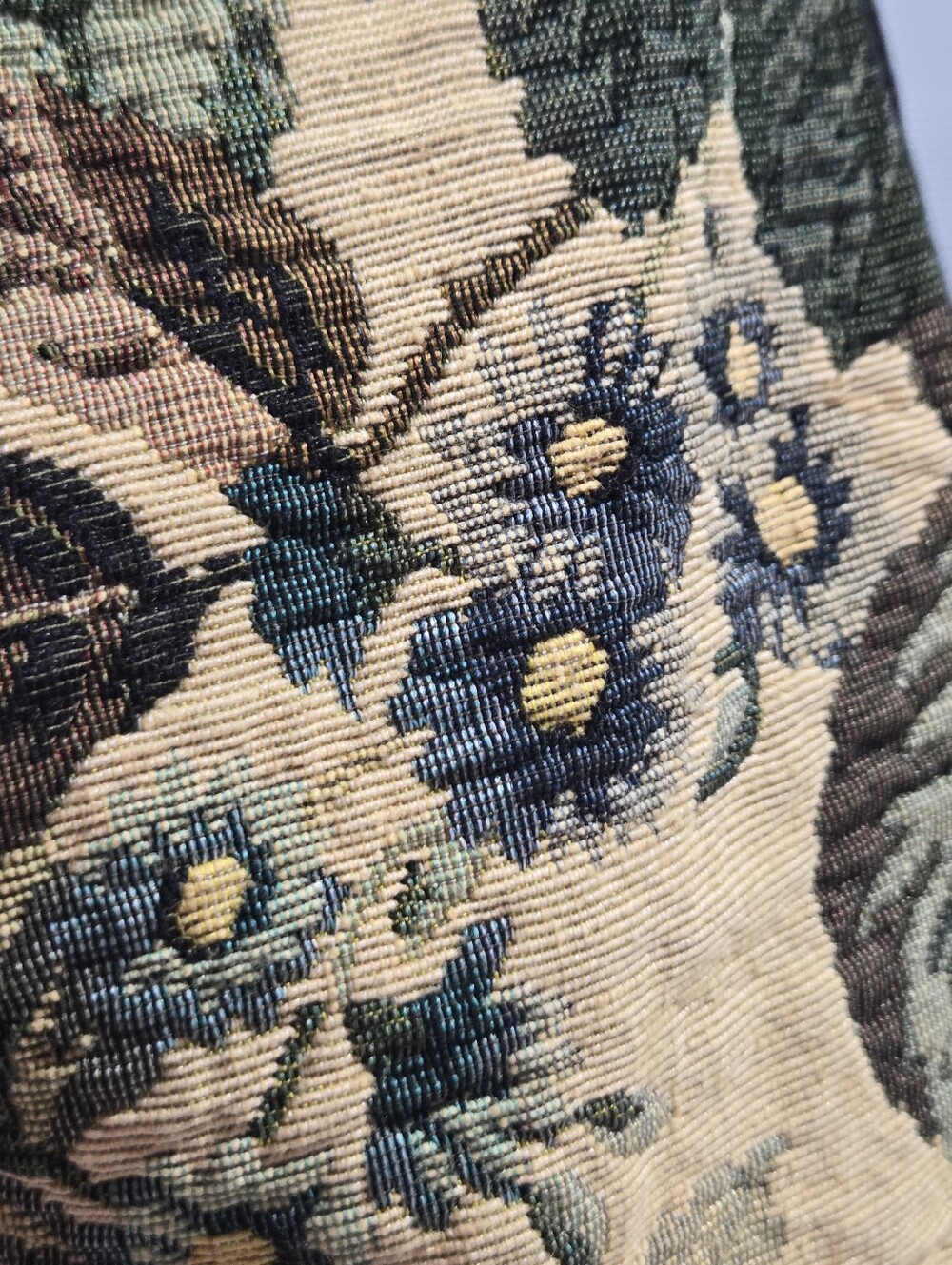Phylisa Vintage Floral Tapestry Vest Sz Medium Made In USA - Picture 3 of 8